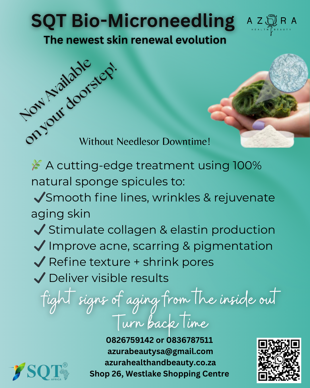 SQT Biomicroneedling - Resurfacing (for Acne and Acneic scarring)